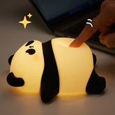 Veilleuse LED en forme de panda paresseux couché, meilleur cadeau pour bébé et fille